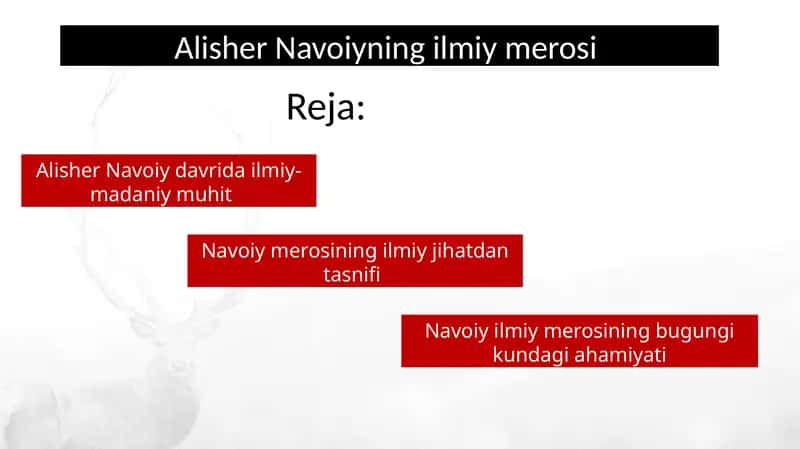 Alisher Navoiyning ilmiy merosi