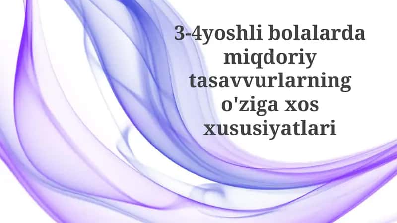 Miqdor va O'lchovni Tushunish