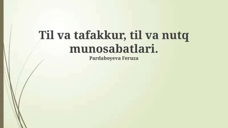Til va Tafakkur