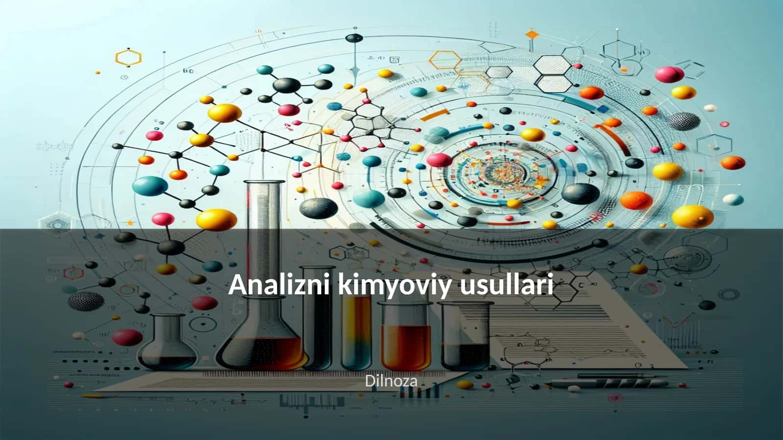 Analizni kimyoviy usullari
