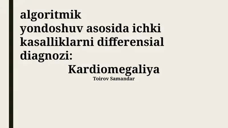 Kardiomegalia: Ta'rif, Etiologiya va Patofiziologiya