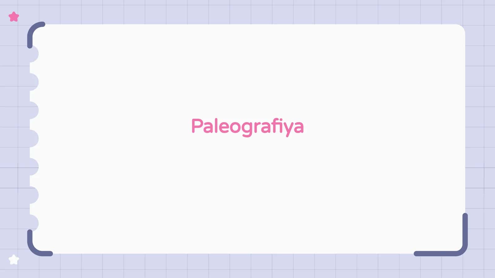 Paleografiya