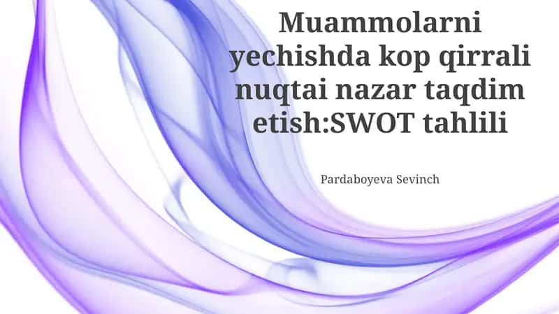 SWOT tahlili