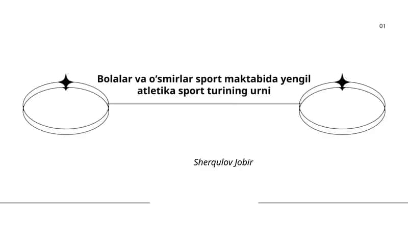 Bolalar va oʻsmirlar sport maktabida yengil atletika sport turining urni