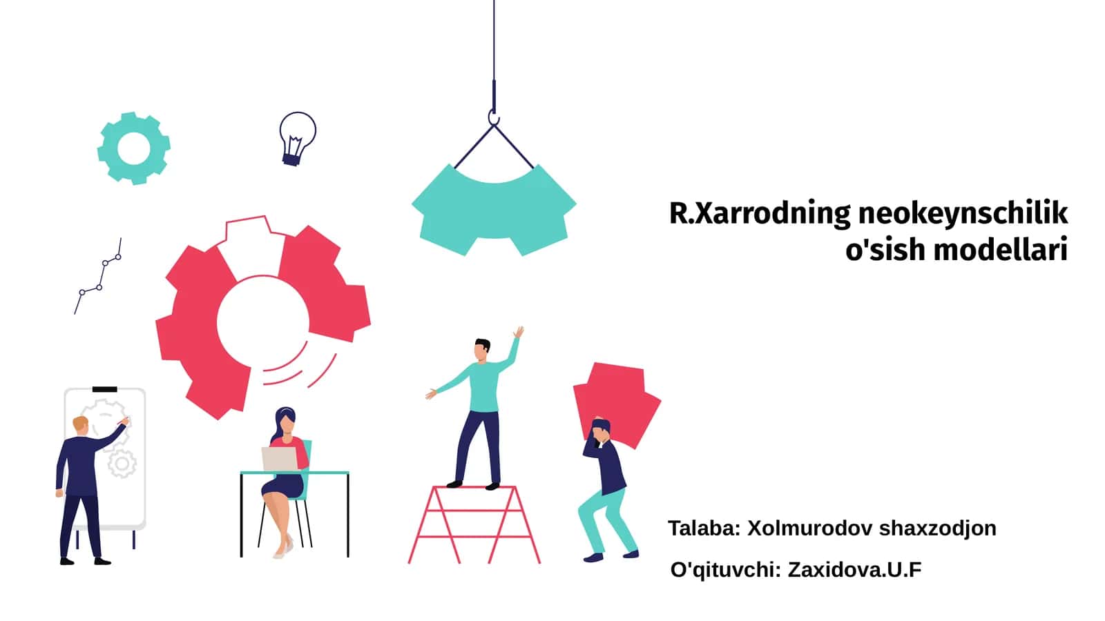 R.Xarrodning neokeynschilik o'sish modellari