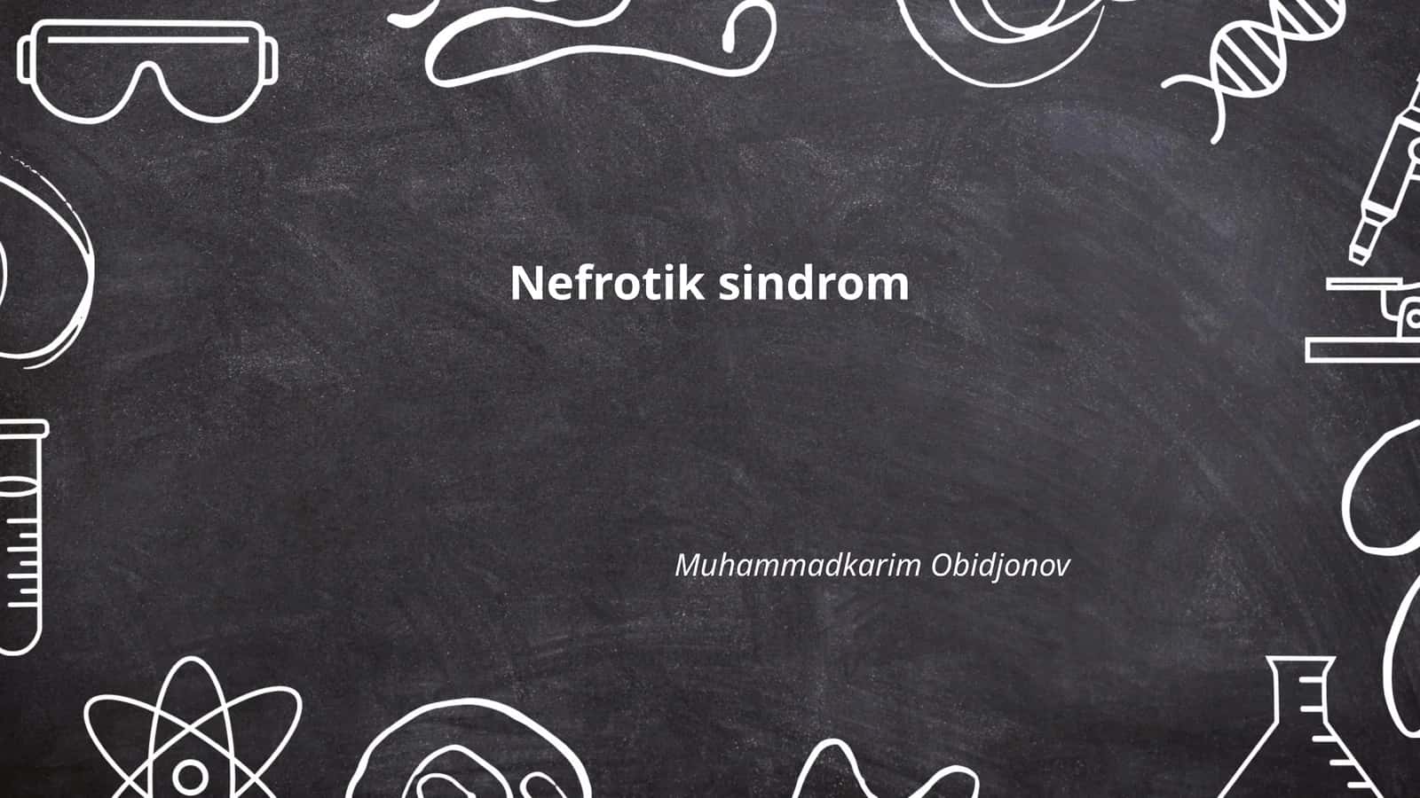 Nefrotik sindrom