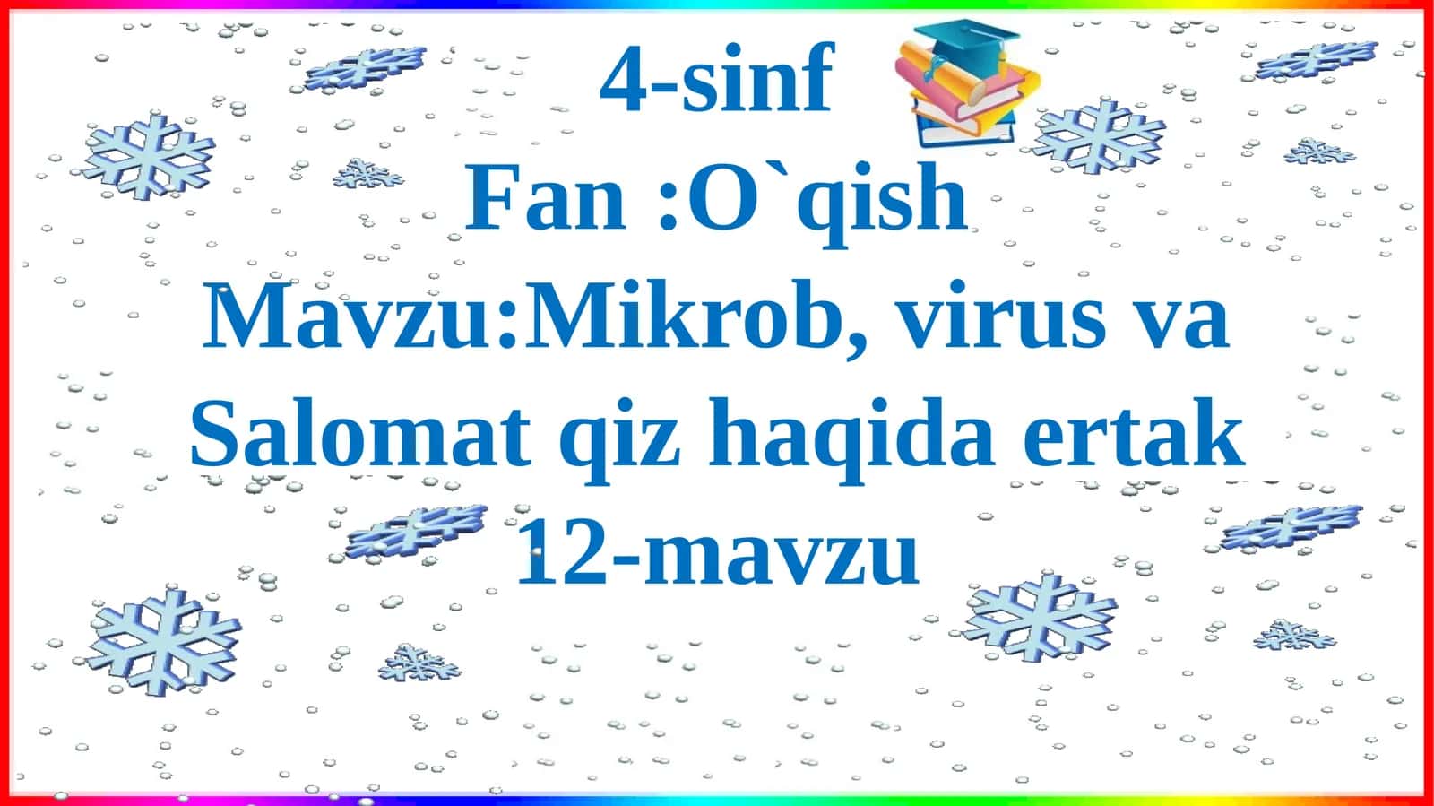 4-sinf Òqish ochiq dars ishlanma