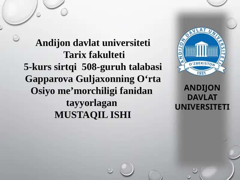 Islom davri meʼmorchiLIGI