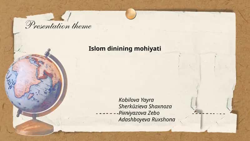 Islom dinining mohiyati
