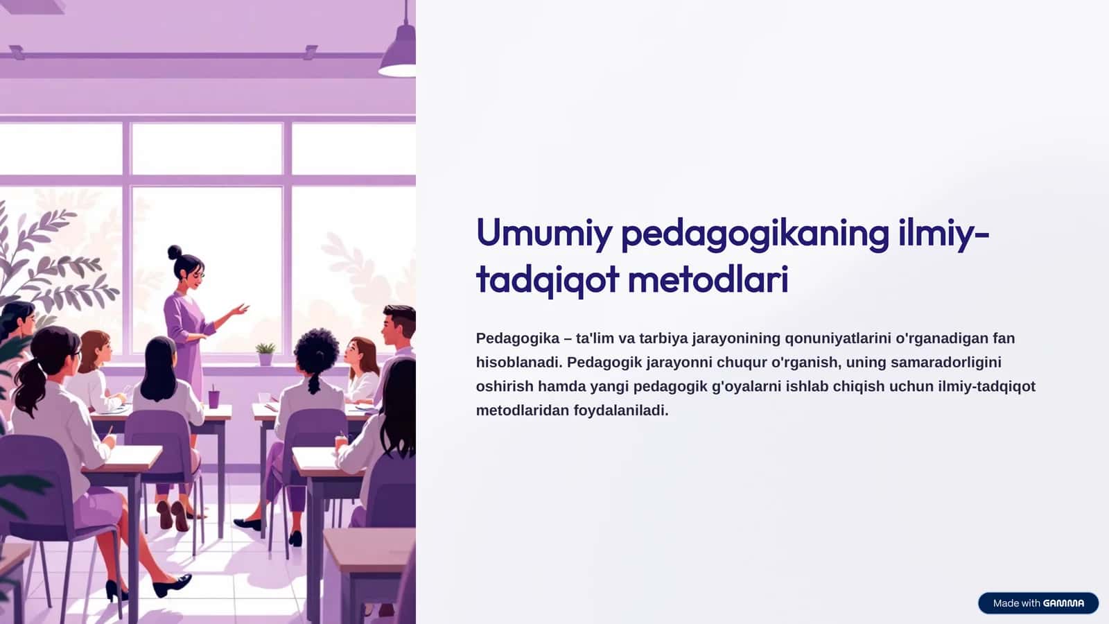 Umumiy-pedagogikaning ilmiy-tadqiqot metodlari