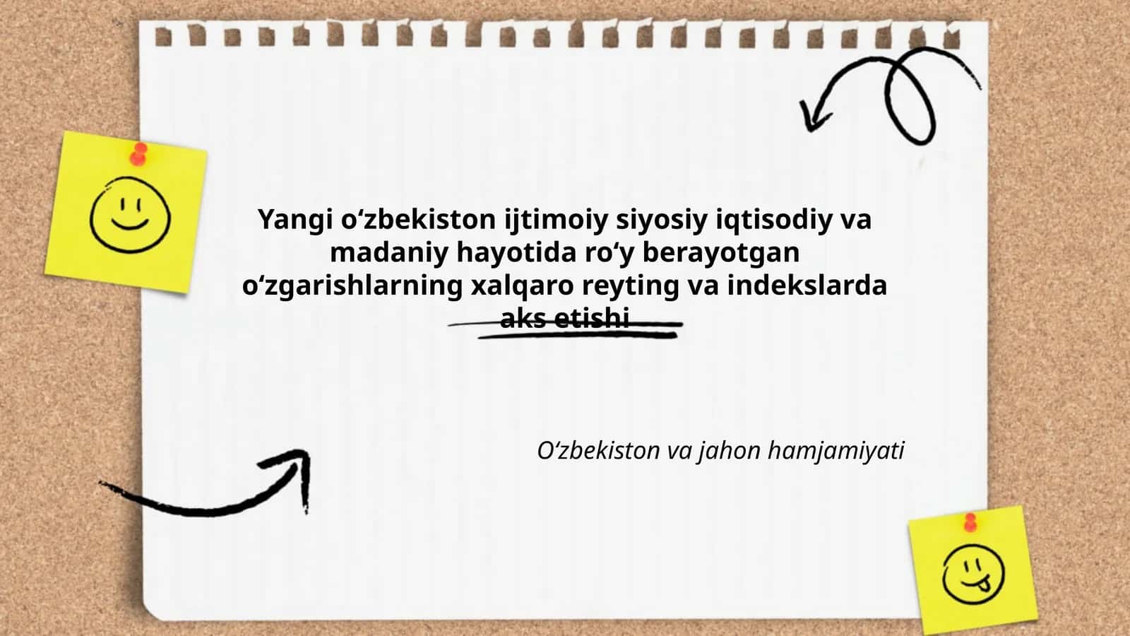 Oʻzbekiston va Jahon Hamjamiyati