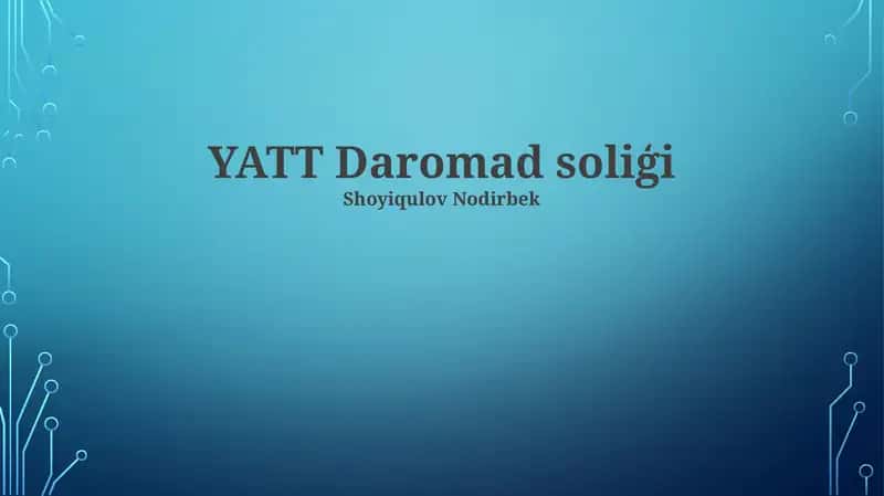 Daromad solig'i