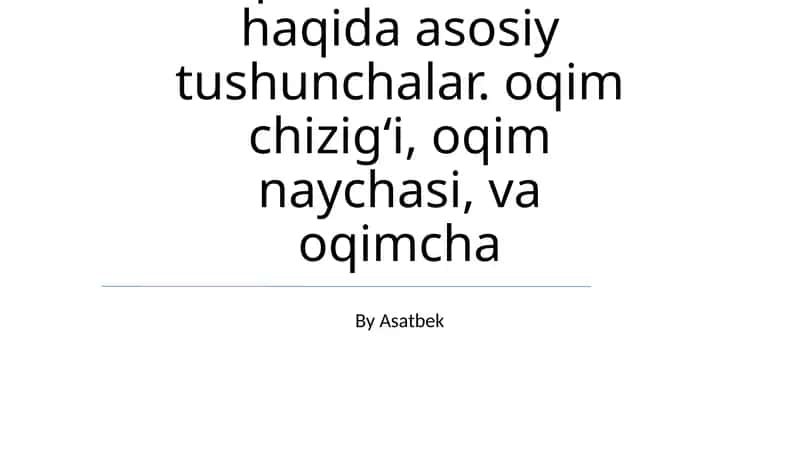 Oqim Maydoni