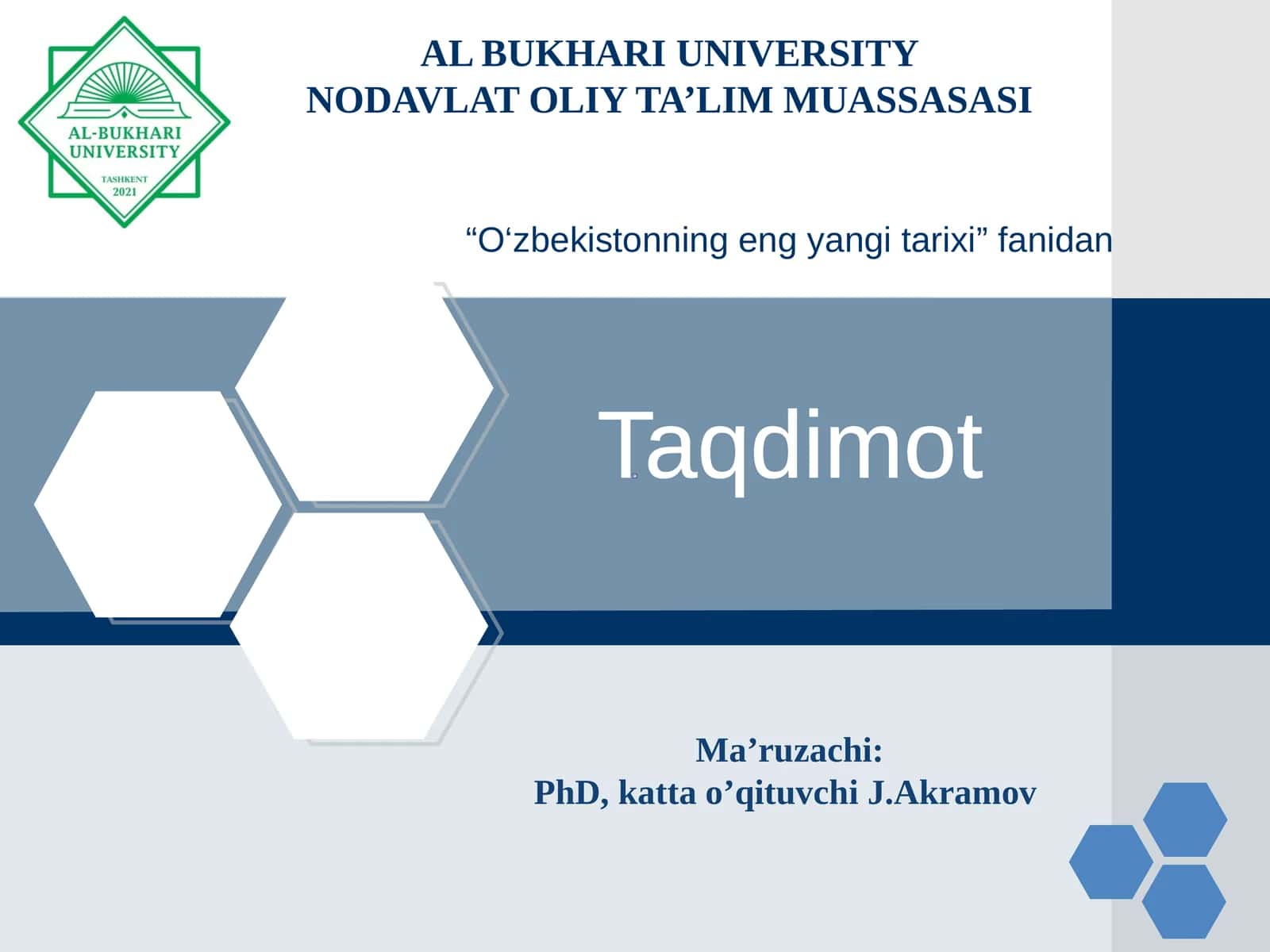 O‘ZBEKISTONDAMUSTAQILLIK G’OYALARINING TARIXIY ASOSLARI
