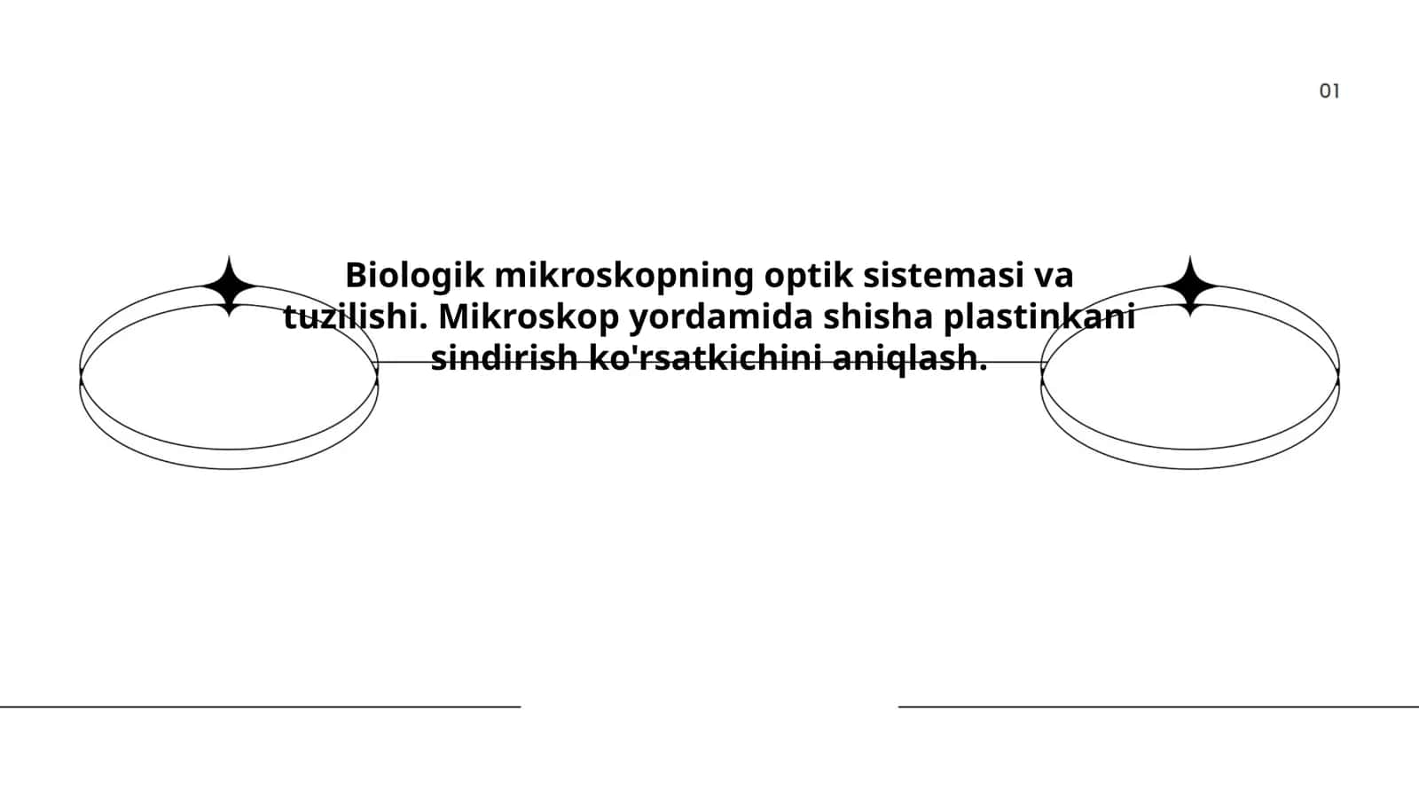 Biologik mikroskopning optik sistemasi va tuzilishi