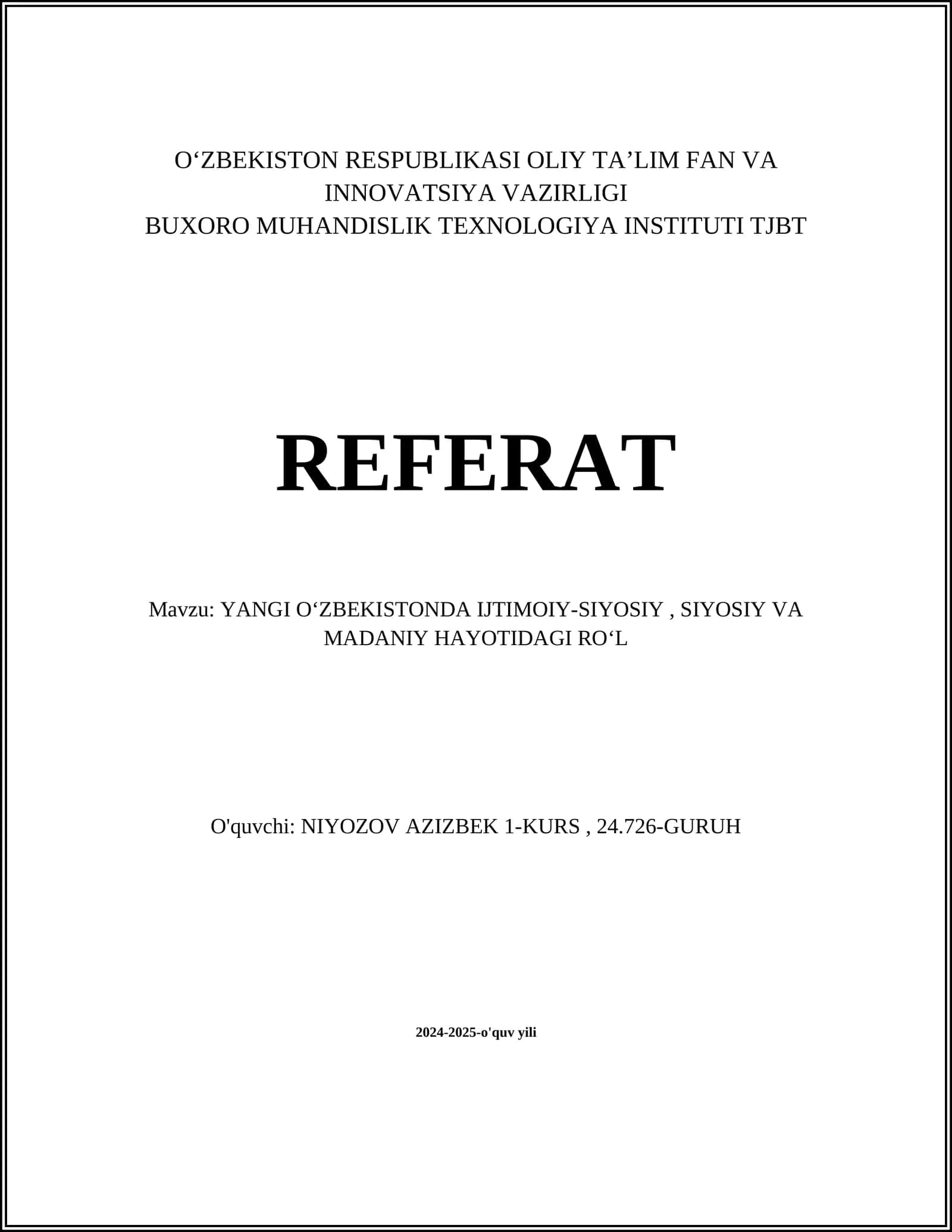 REFERAT