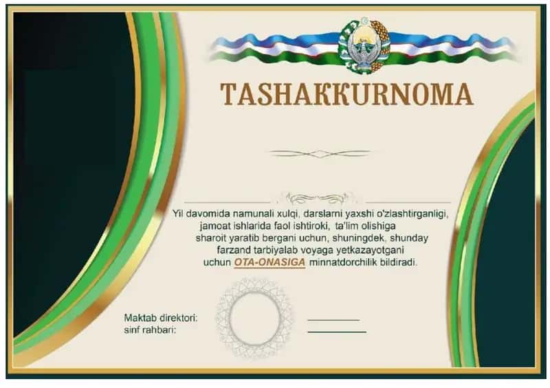 Ota-onaga tashakkurnoma