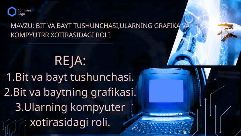 BIT VA BAYT TUSHUNCHASI