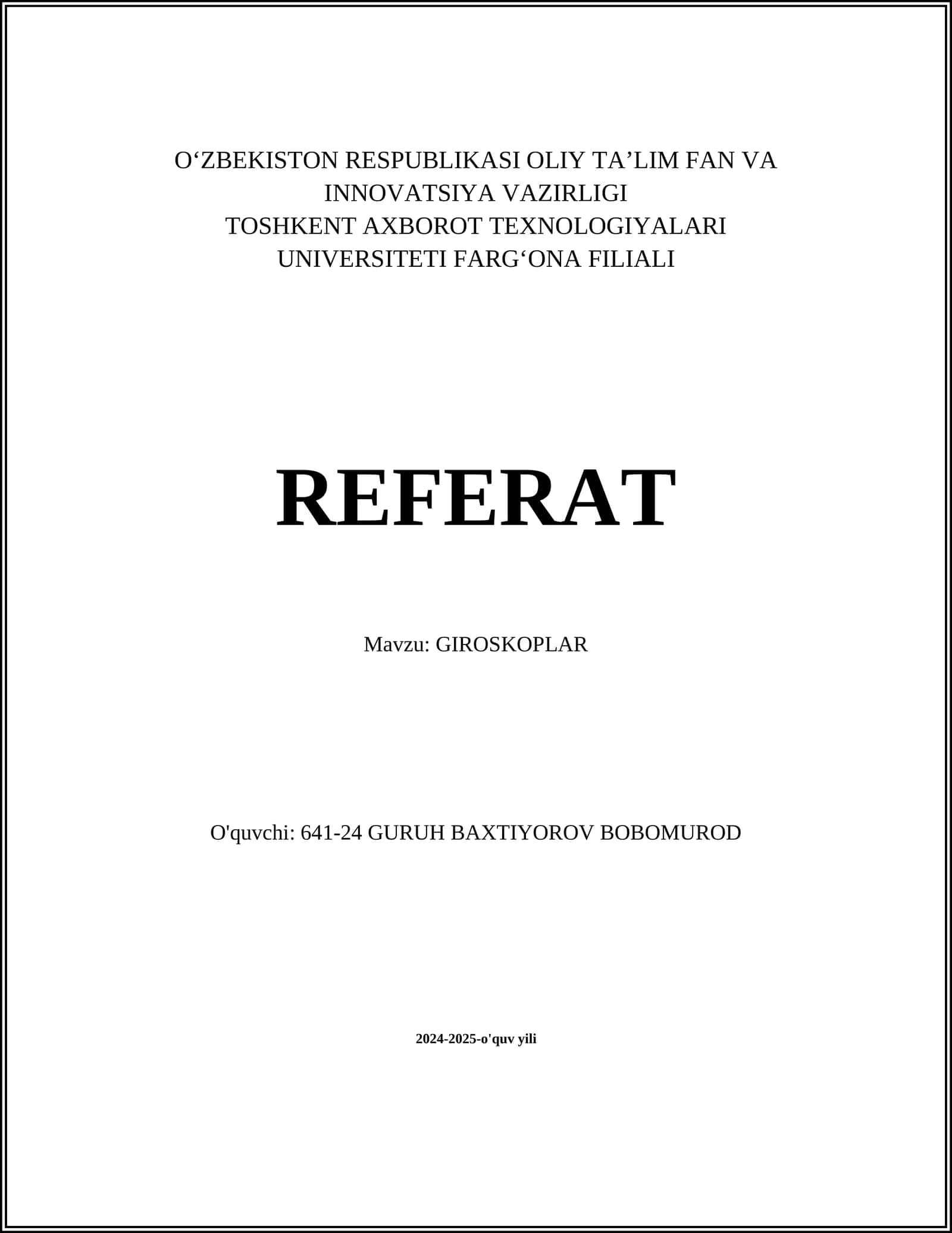 GIROSKOPLAR