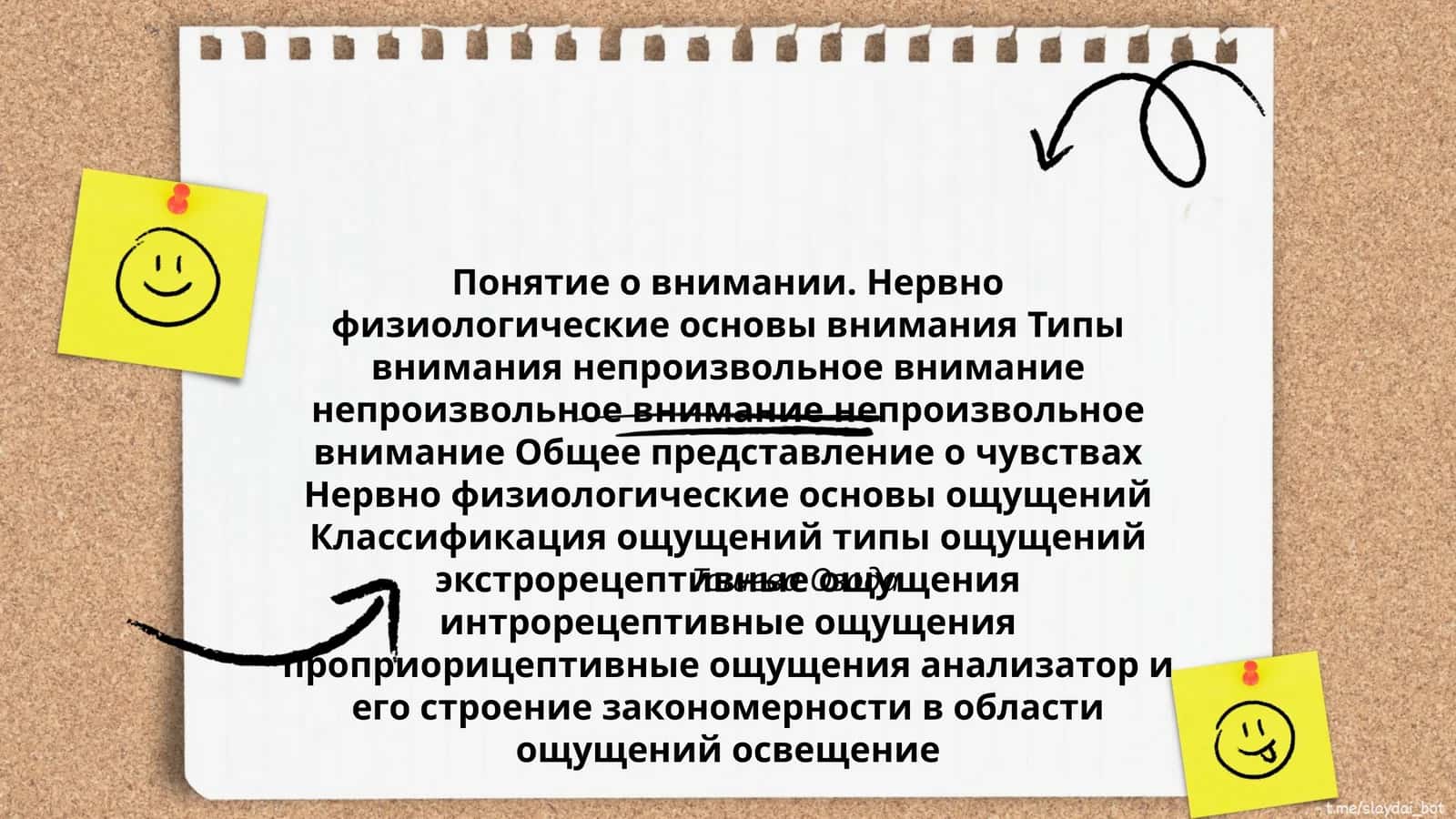 Нервно физиологические основы внимания