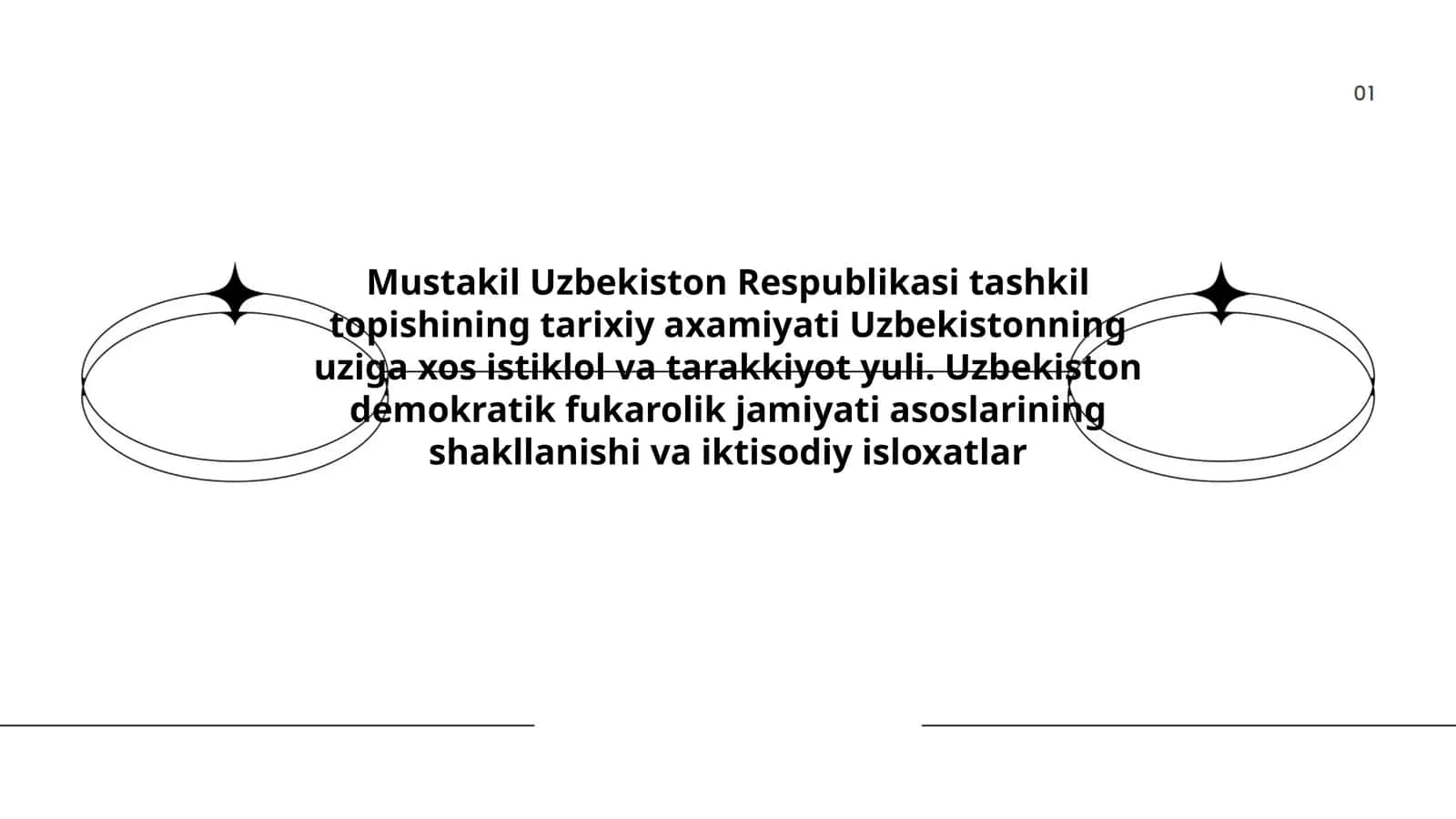 Mustakil Uzbekiston Respublikasi tashkil topishining tarixiy axamiyati