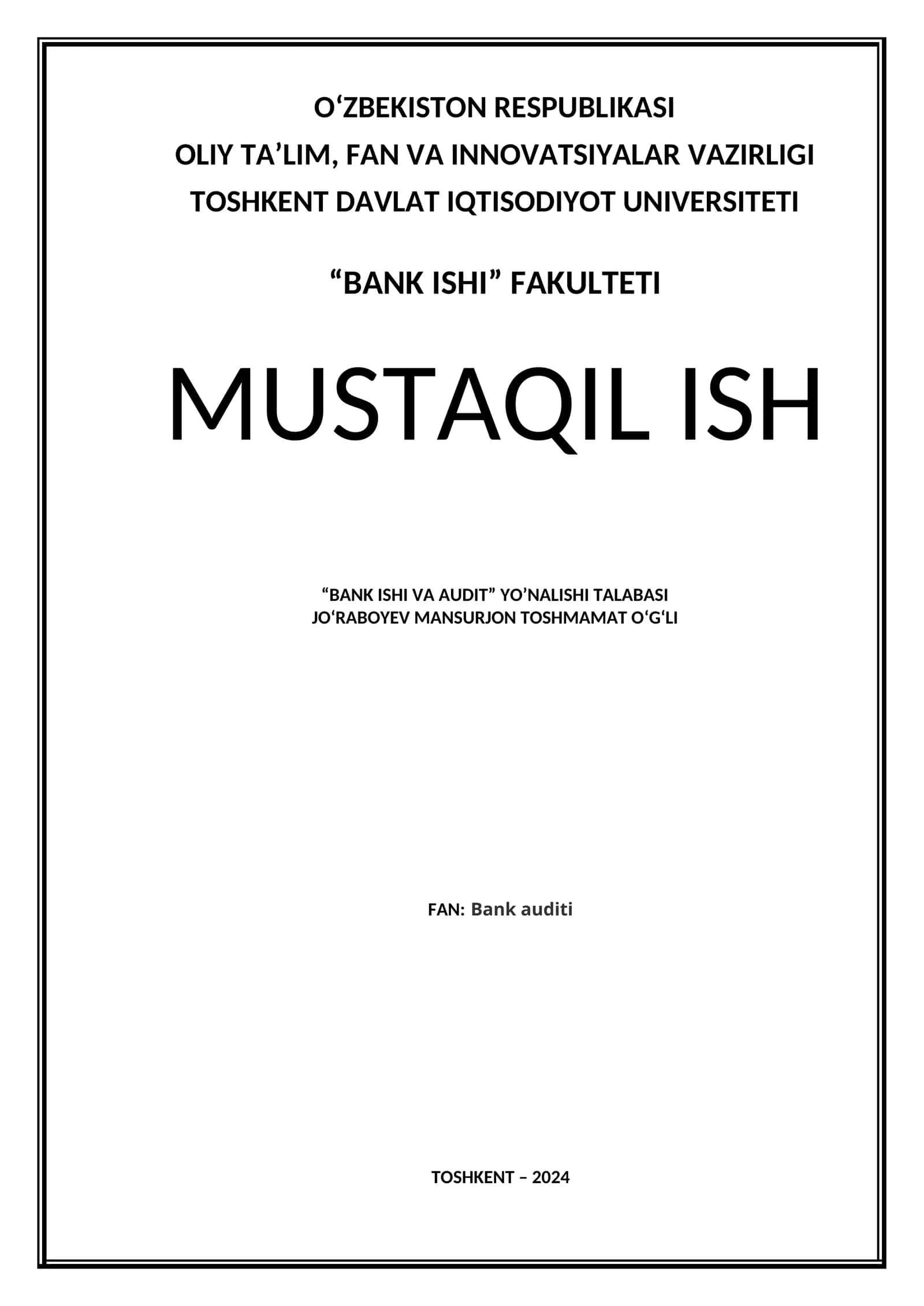 Mikromoliya tashkilotlari asosiy faoliyati