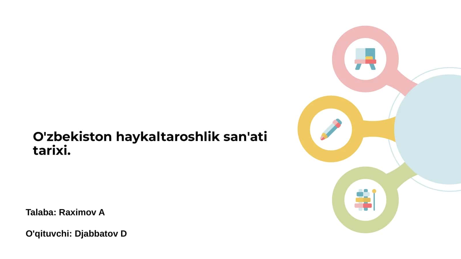 O'zbekiston haykaltaroshlik san'ati tarixi