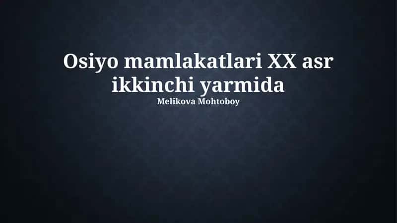 Iqtisodiyot va ijtimoiy o'zgarishlar