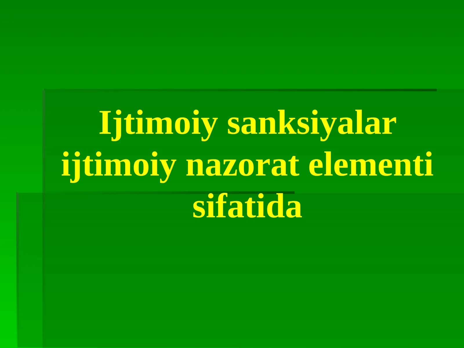 Ijtimoiysanksiyalari