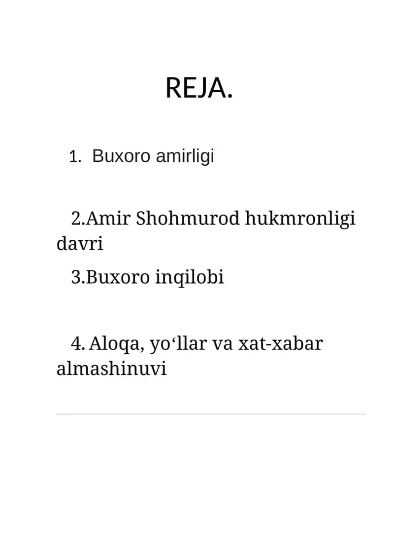 Buxoro amirligi