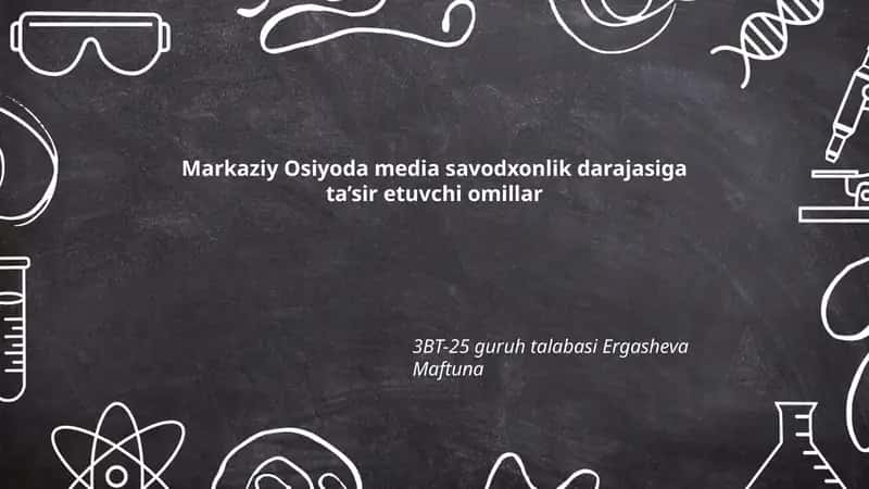 Media savodxonlik darajasiga ta’sir etuvchi omillar