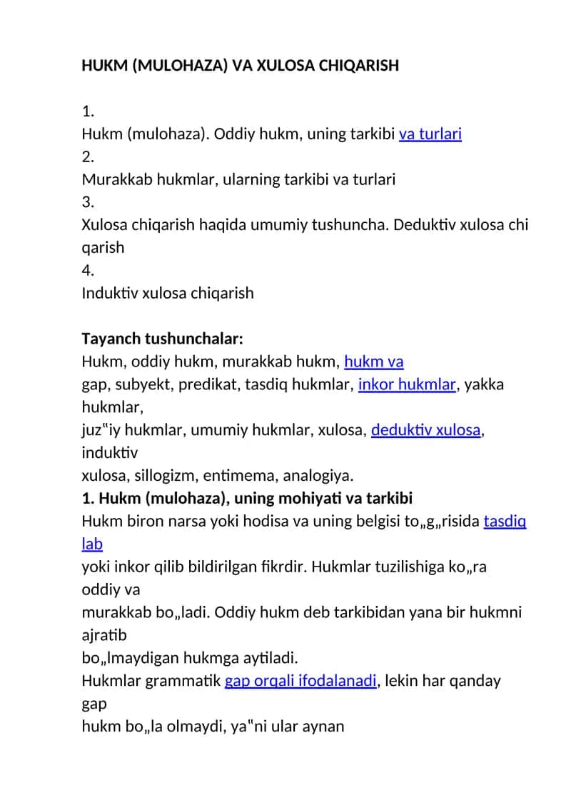 HUKM(MULOHAZA)VAXULOSACHIQARISH