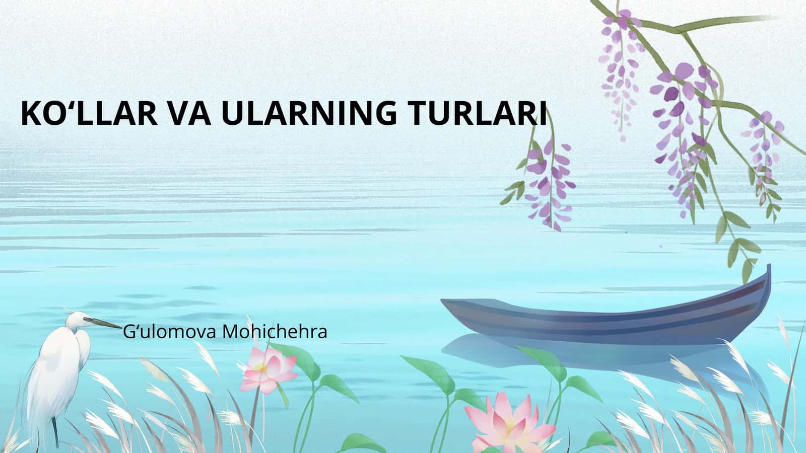 KO‘LLAR VA ULARNING TURLARI