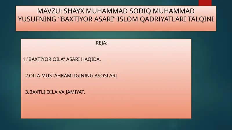 BAXTIYOR ASARI