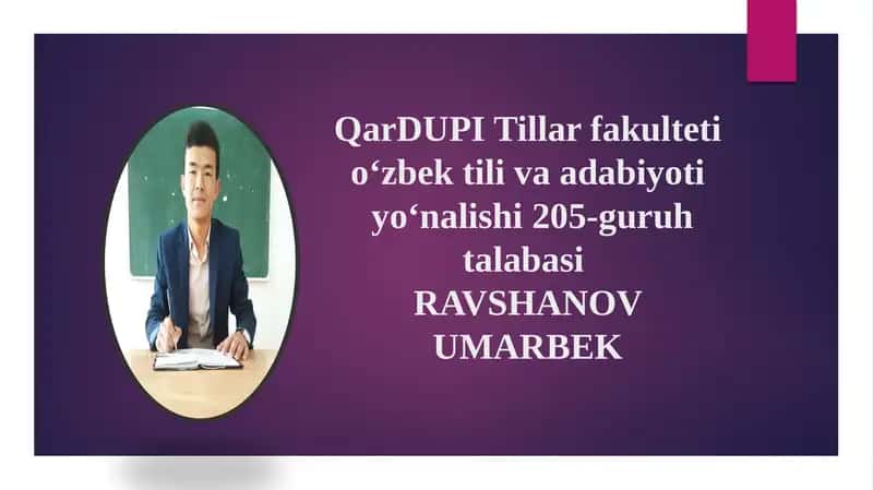 TALABADAN TALABAGA LOYIHASI