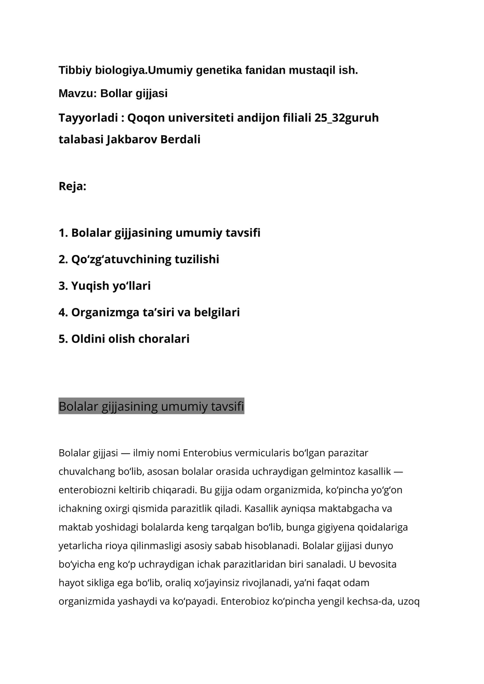 Bolalar gijjasi