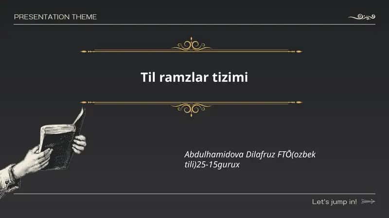 Til ramzlar tizimi