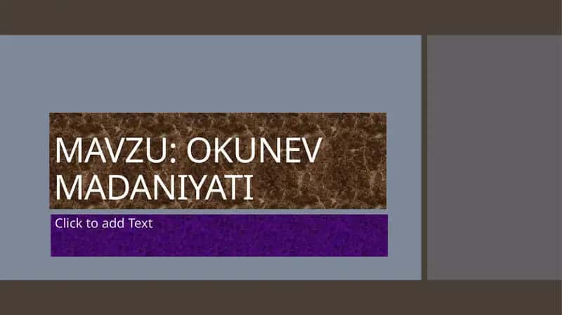 OKUNEV MADANIYATI