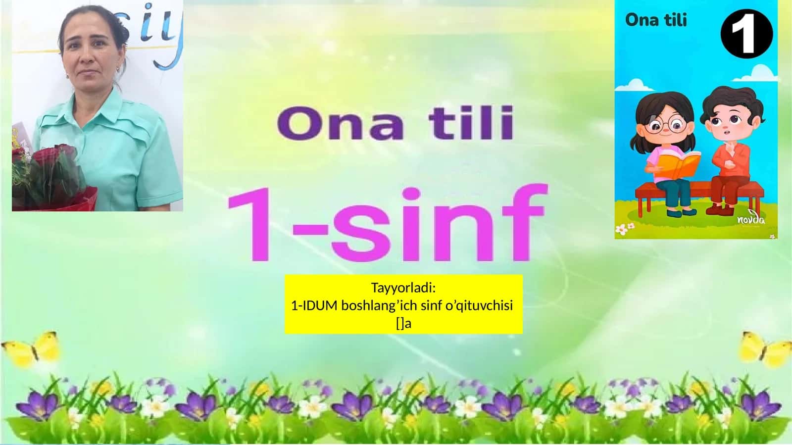 Ona tili darsimiz