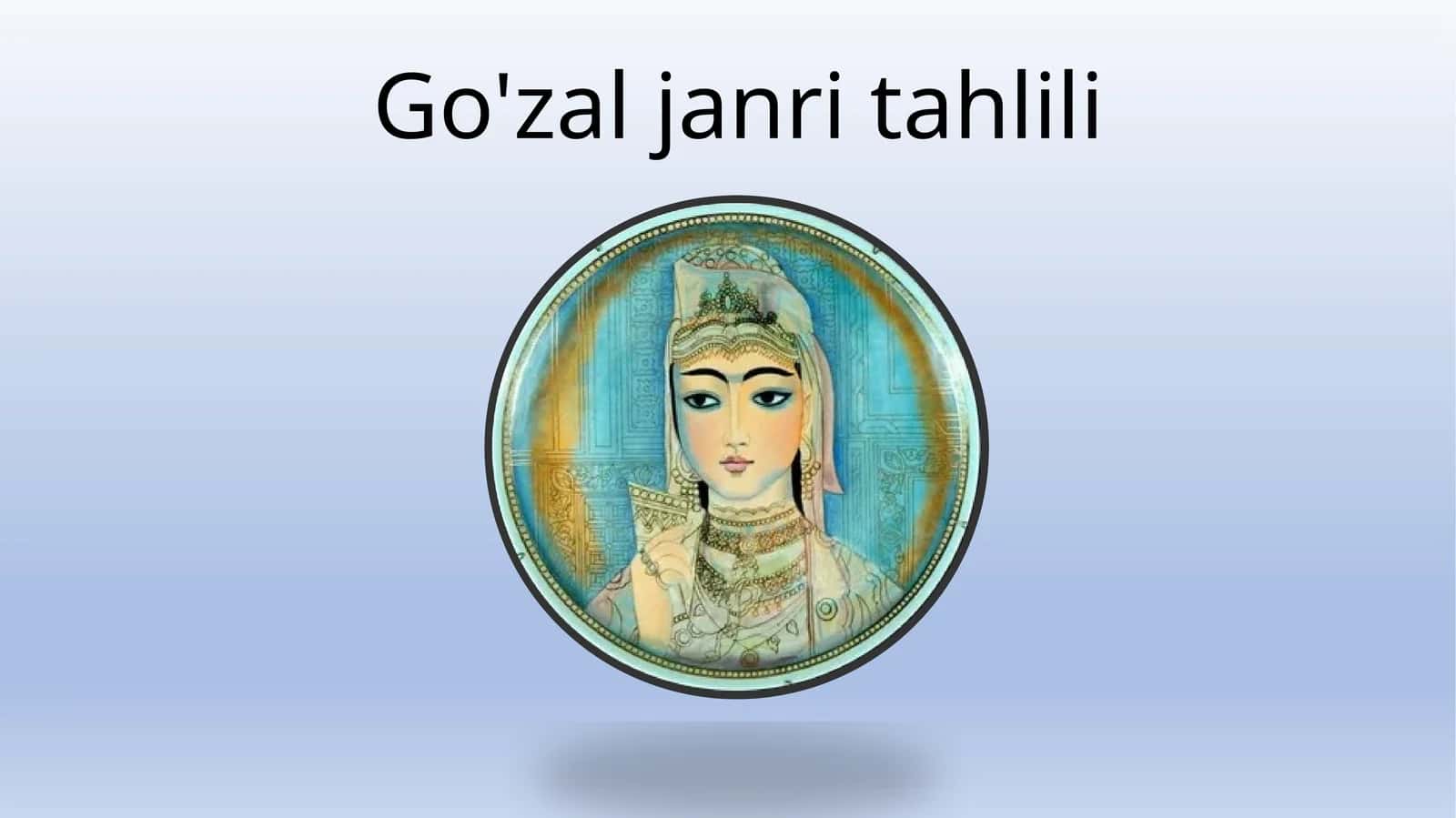 Go'zal janri tahlili
