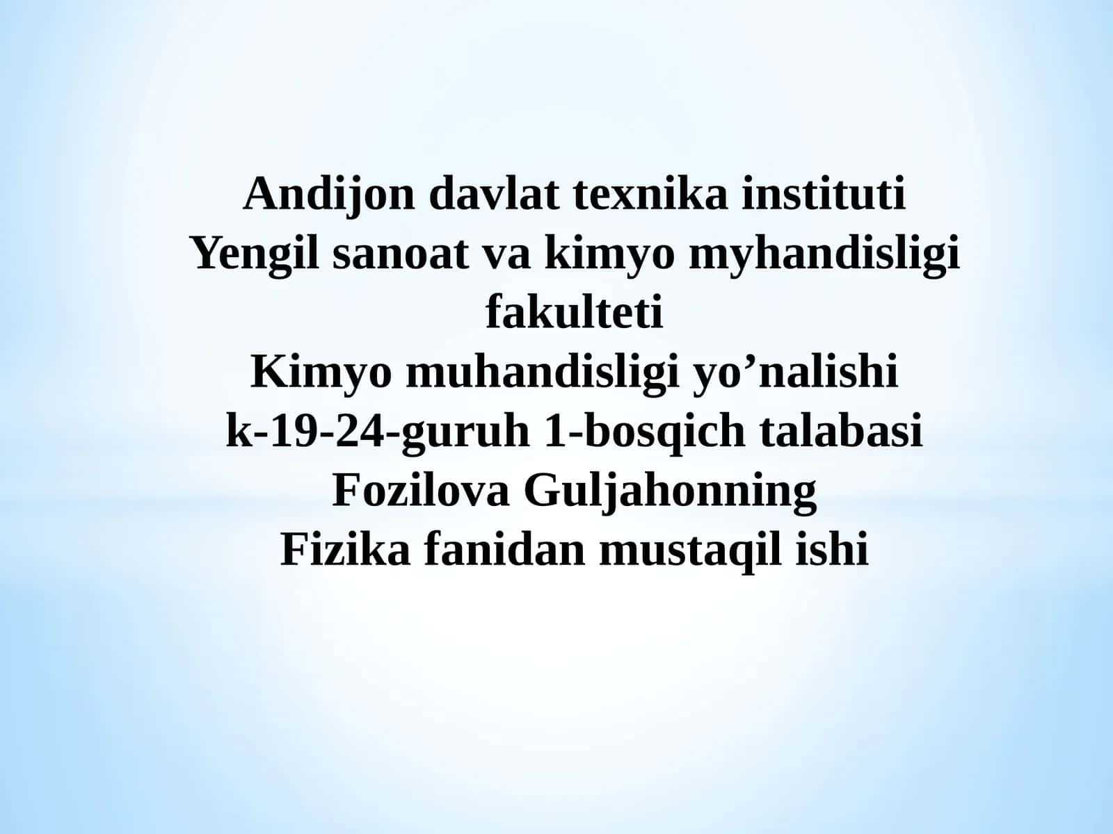 Fizikafanidanmustaqilishi