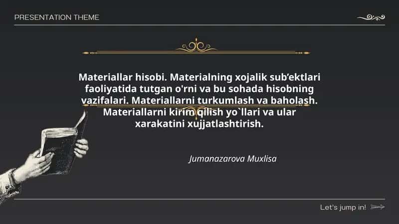 Materiallar hisobi