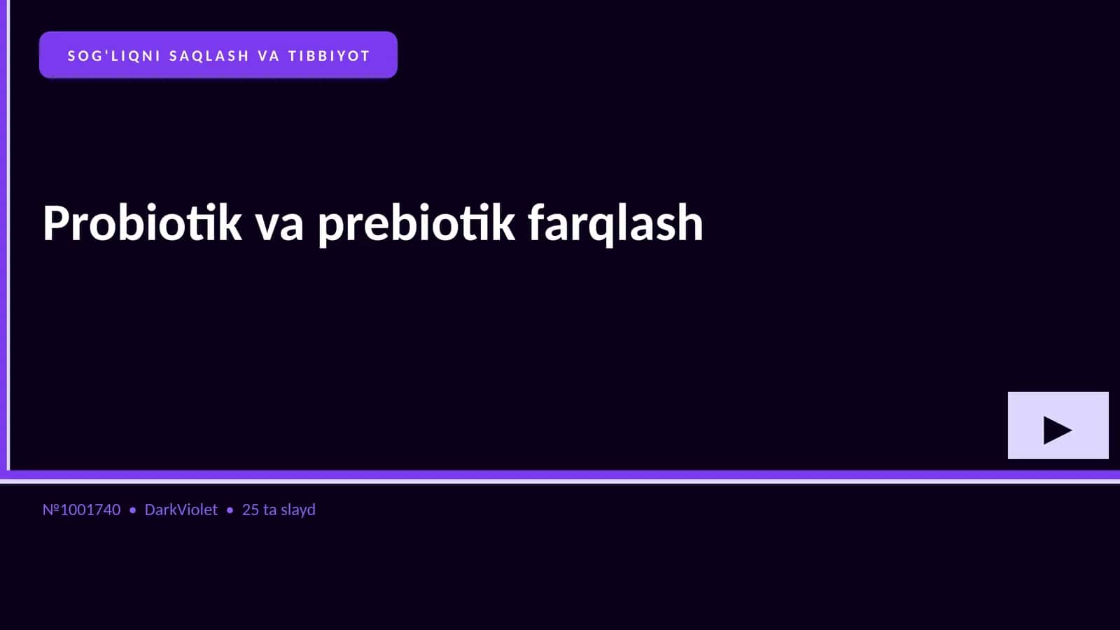 Probiotik va prebiotik farqlash
