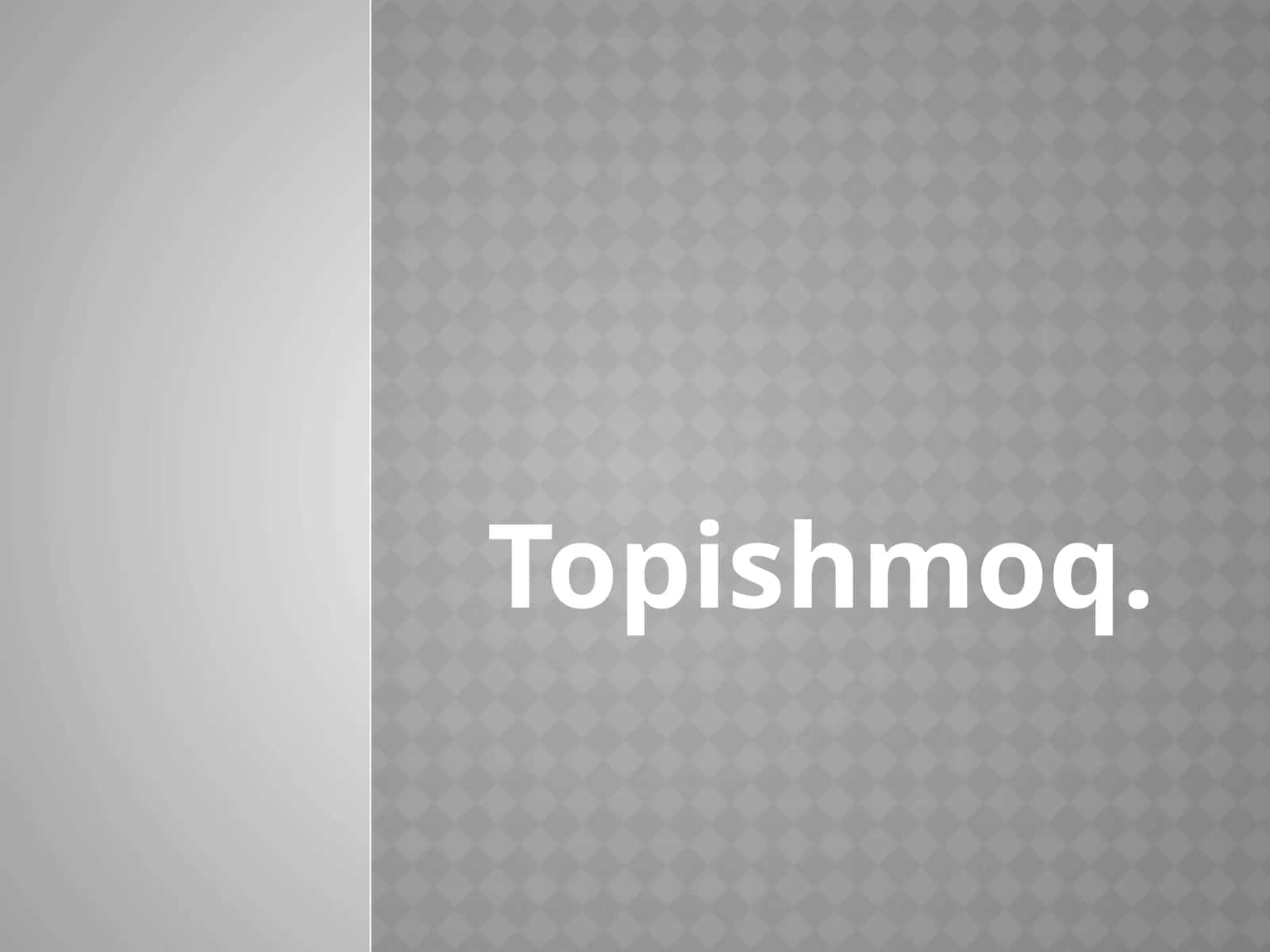 Topishmoq