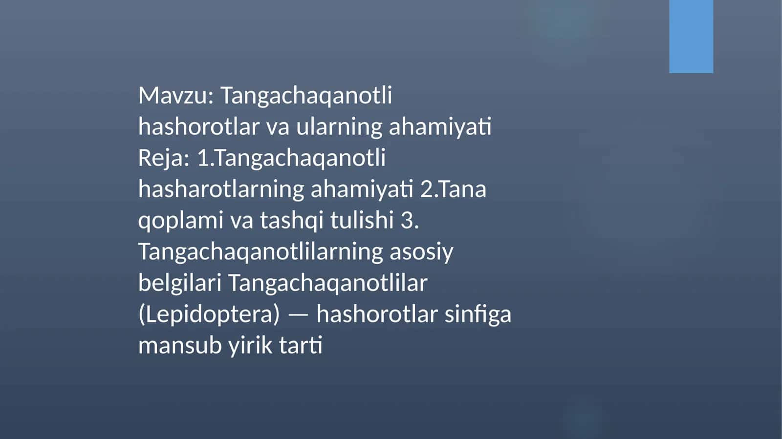 Tangachaqanotli hashorotlar va ularning ahamiyati