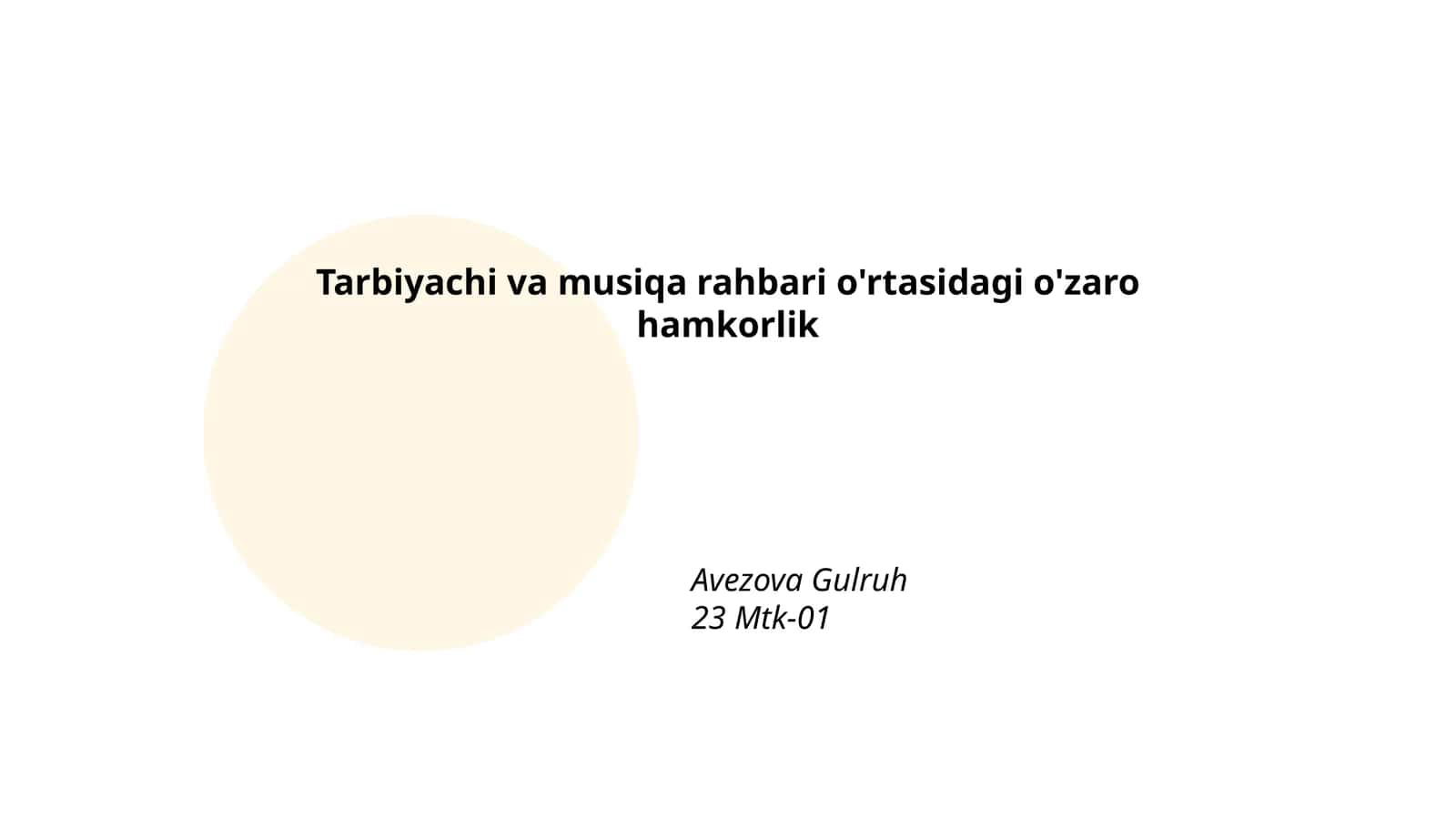 Darslarni birgalikda rejalashtirish