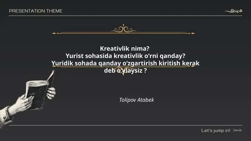 Kreativlik nima?