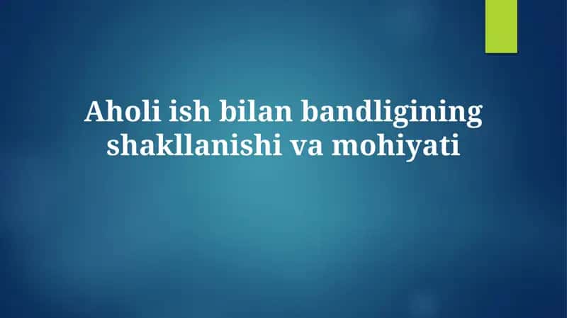 Mehnat bozori va uning xususiyatlari