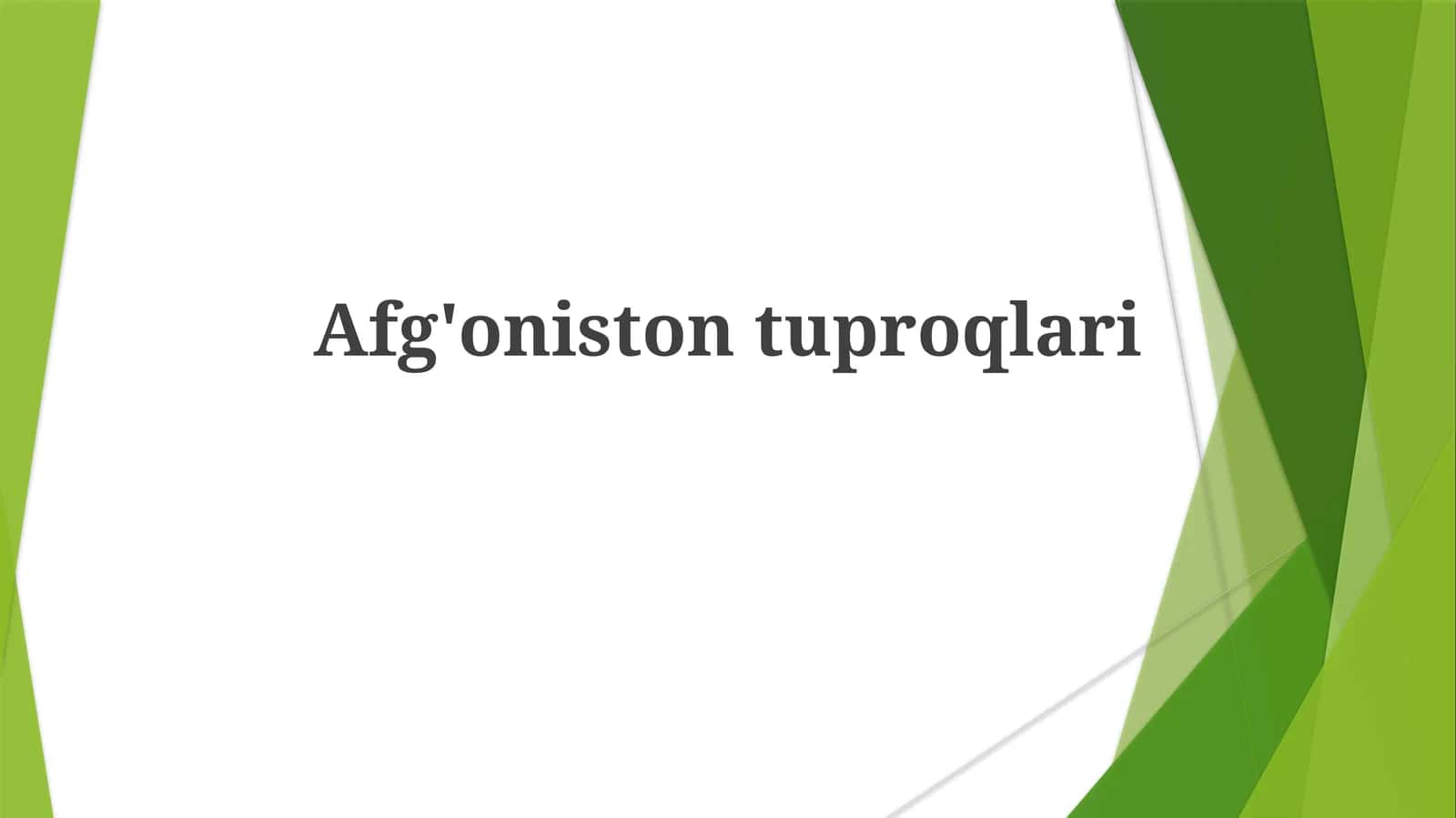 Afg'onistontuproqlari