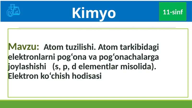 Atomtuzilishi